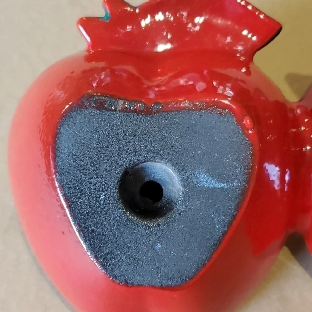Enamel double  Apple baker . Unbranded